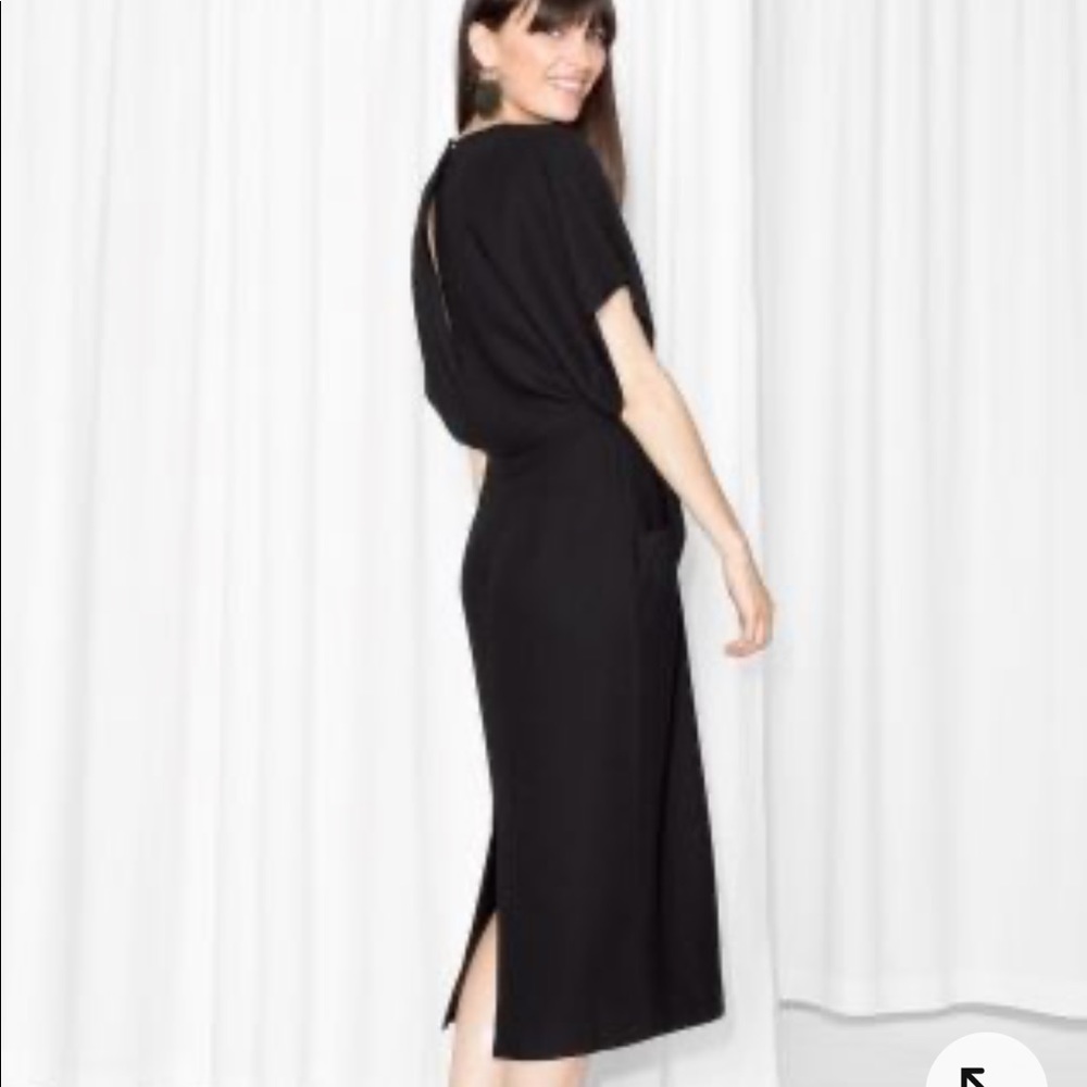 & Other Stories Open Back Dress - Picture 2 of 9